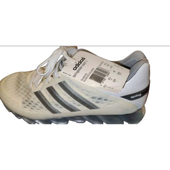 WHITE/CREAM/GRAY ADIDAS Springblade Shoes M21922 Men's Women's Sz. 8.5-9 NWT - Picture 7 of 8